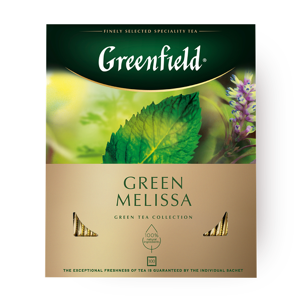 Чай зелёный Green Melissa Greenfield в пакетиках