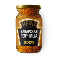 Горчица Баварская Heinz, 170 мл — купить с доставкой из Яндекс Лавки