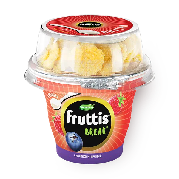 Йогурт Fruttis с соком малины и черники 2,5%