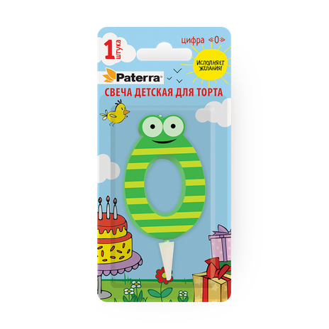 Свеча для торта Pattera 0