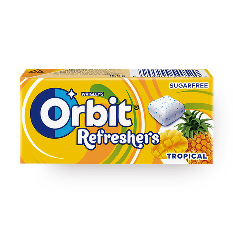 Жевательная резинка Orbit Refreshers Тропический