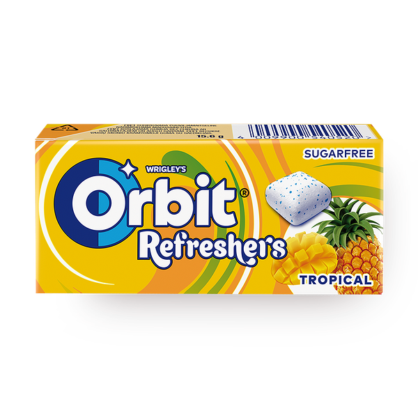 Жевательная резинка Orbit Refreshers Тропический