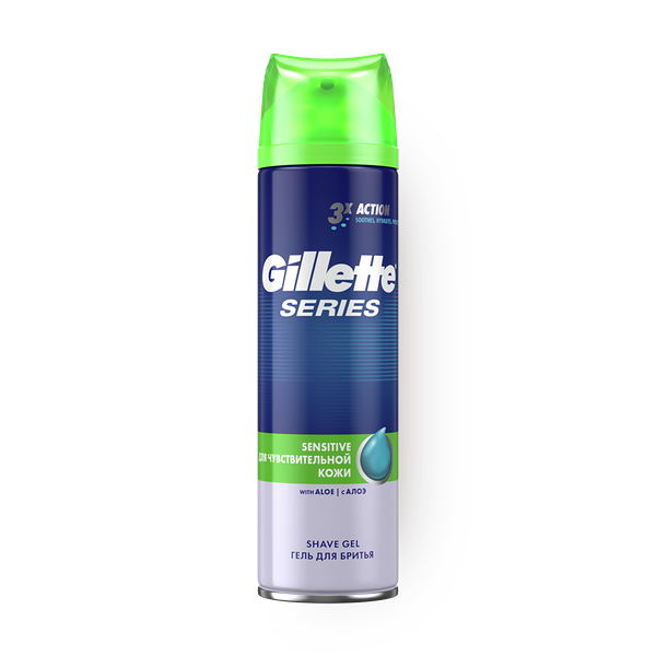 Гель для бритья Gillette Series для чувствительной кожи