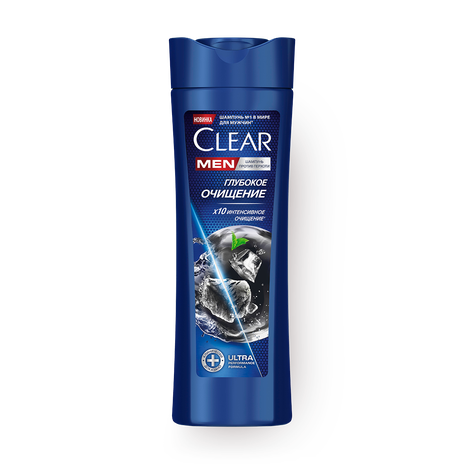 Шампунь Clear Men Vita Abe 2в1 Глубокое очищение