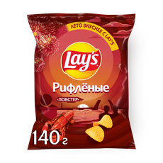 Чипсы Lay's лобстер рифлёные — купить с доставкой из Яндекс Лавки