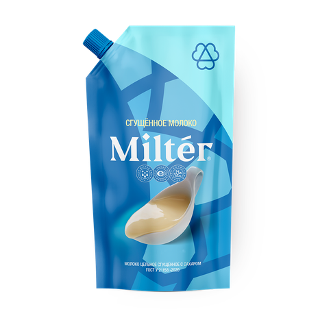 Молоко сгущённое с сахаром Milter 8,5%