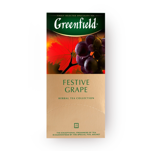 Чай травяной Festive Grape Greenfield в пакетиках