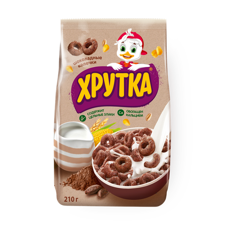 Колечки шоколадные «Хрутка» мультизлаковые