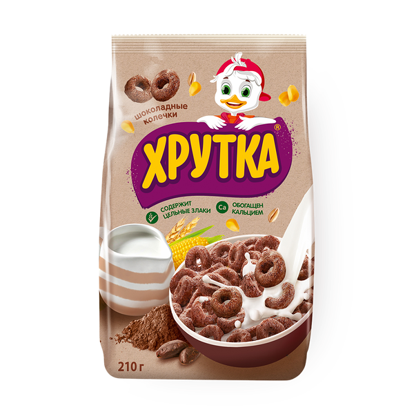 Колечки шоколадные «Хрутка» мультизлаковые