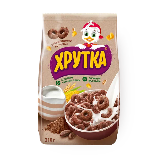 Колечки шоколадные «Хрутка» мультизлаковые