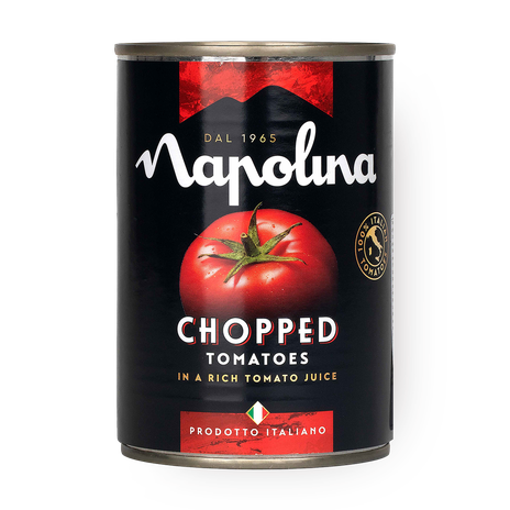 Томаты в томатном соке Napolina резаные кубиками