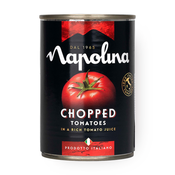 Томаты в томатном соке Napolina резаные кубиками