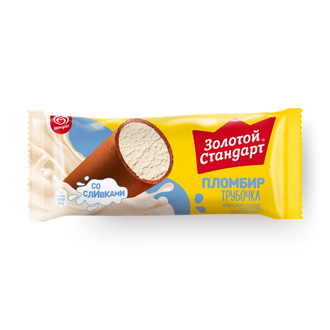 Мороженое пломбир «Золотой стандарт» классический