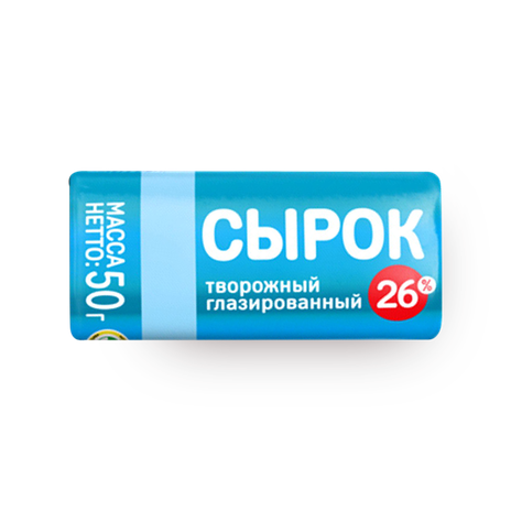 Сырок творожный «Ми-Шу» пломбир 26%
