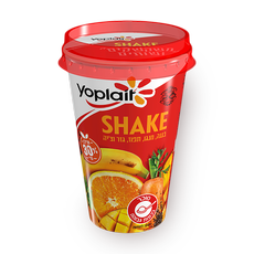 Yoplait SHAKE with banana, mango, orange, carrot & chia seeds