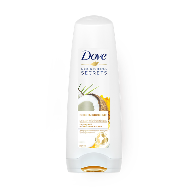 Бальзам-ополаскиватель Dove укрепляющий уход с кокосовым маслом
