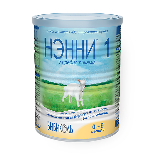 Смесь молочная на основе козьего молока "Нэнни" 1 с пребиотиками 0-6 месяцев