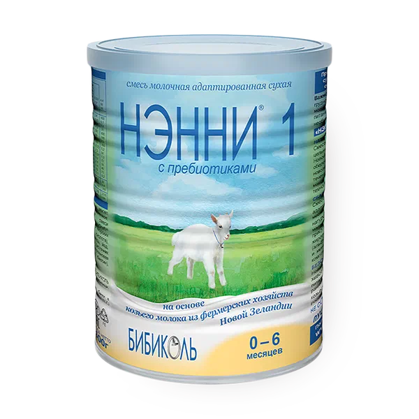 Смесь молочная на основе козьего молока «Нэнни» 1 с пребиотиками 0-6 месяцев
