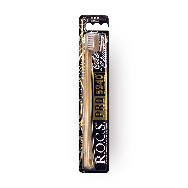 Зубная щётка R.O.C.S. Pro 5940 Gold Edition мягкая