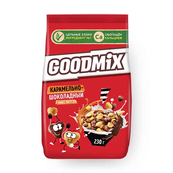 Готовый завтрак Goodmix карамельно-шоколадный с кальцием
