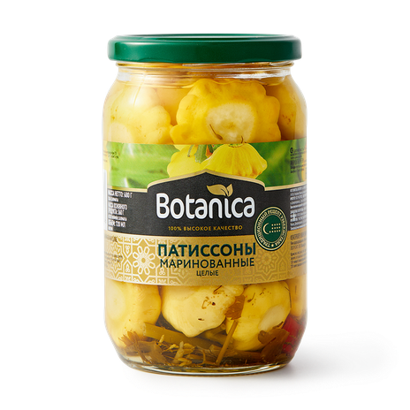 Патиссоны целые маринованные Botanica