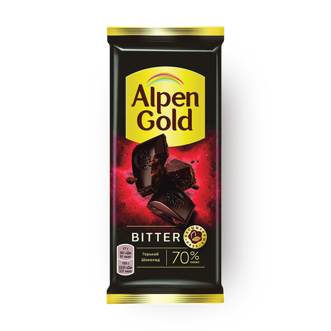 Шоколад Alpen Gold горький Better