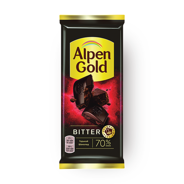 Шоколад Alpen Gold горький Better