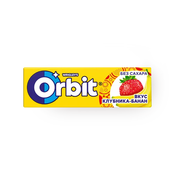Жевательная резинка Orbit клубника-банан