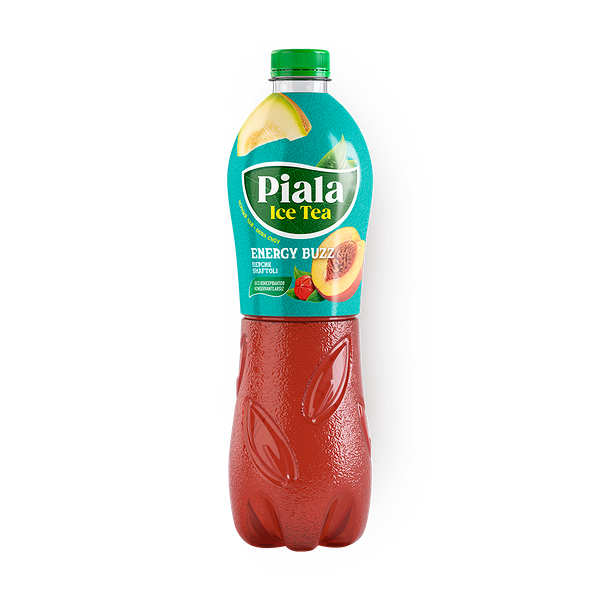 Чай холодный чёрный Piala Ice Tea персик-дыня с экстрактом гуараны