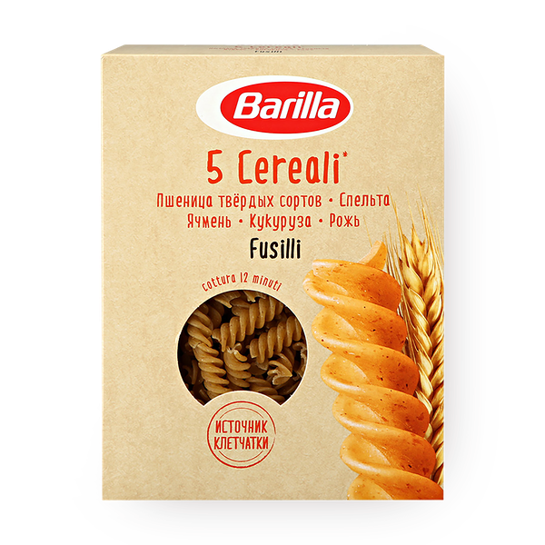 Макаро­ны Fusilli 5 злаков Barilla