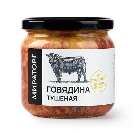 Говядина тушёная Black Angus «Мираторг»