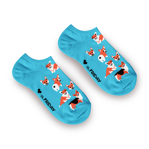 Носки короткие Немного корги St.Friday Socks 38-41