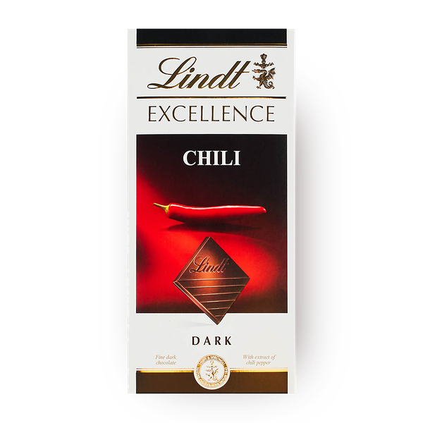 Шоколад тёмный Lindt Excellence чили