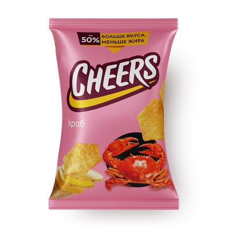 Чипсы Cheers со вкусом краба