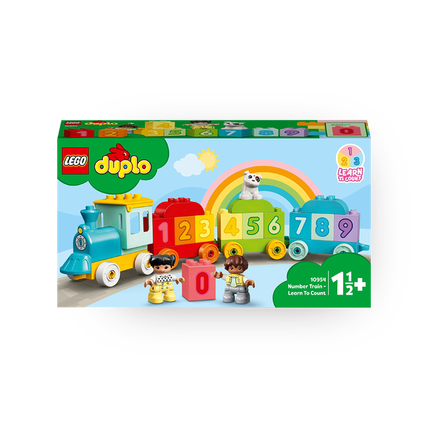 Конструктор Lego Duplo Поезд с цифрами - учимся считать 10954 23 элемента