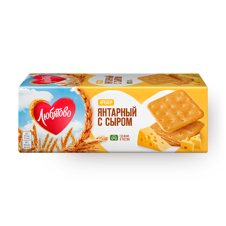 Крекер Янтарный «Любятово» с сыром