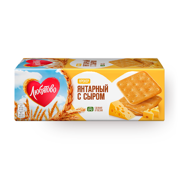 Крекер Янтарный «Любятово» с сыром