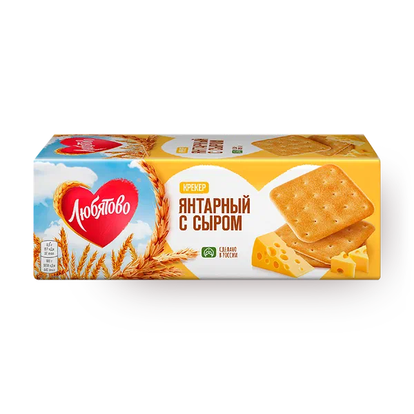 Крекер Янтарный «Любятово» с сыром