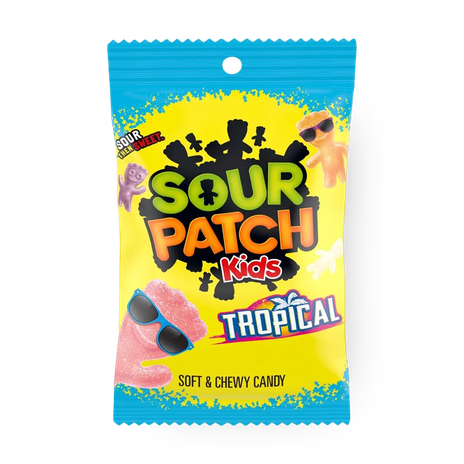 Конфеты жевательные Jelibon Sour Patch Tropical