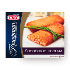 Порции лососевые Vici Приорити из рубленого филе в панировке, 300 г ...