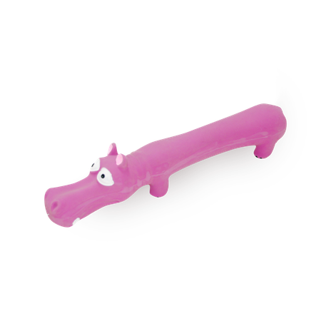 Игрушка для собак Homepet долговязый бегемот с пищалкой 29 см