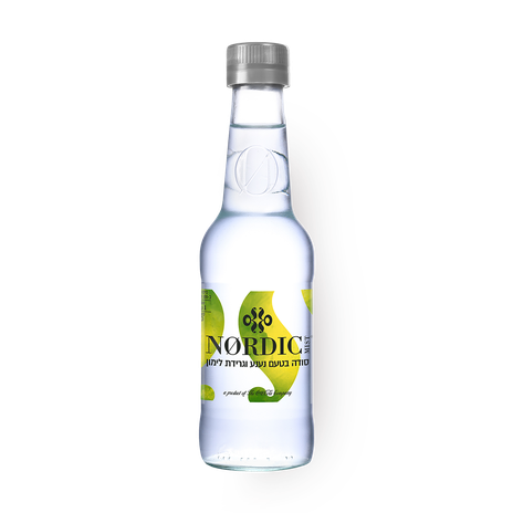 Nordic Mist soda flavored with mint and lemon zest