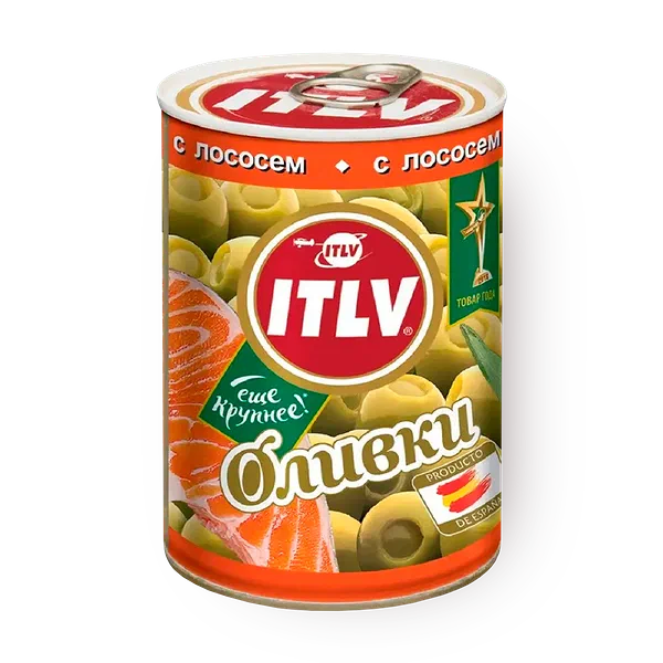 Оливки Itlv фаршированные лососём