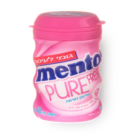 Mentos chewing gum with citrus flavor plus vitamins 60 g — buy in Ramat Gan  with delivery from Yango Deli
