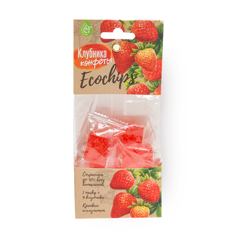 Клубника конфеты Biorganic Ecochips