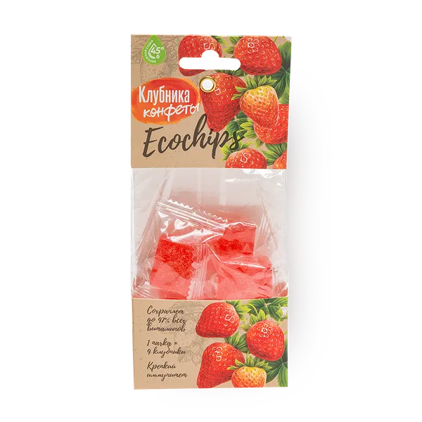 Клубника конфеты Biorganic Ecochips