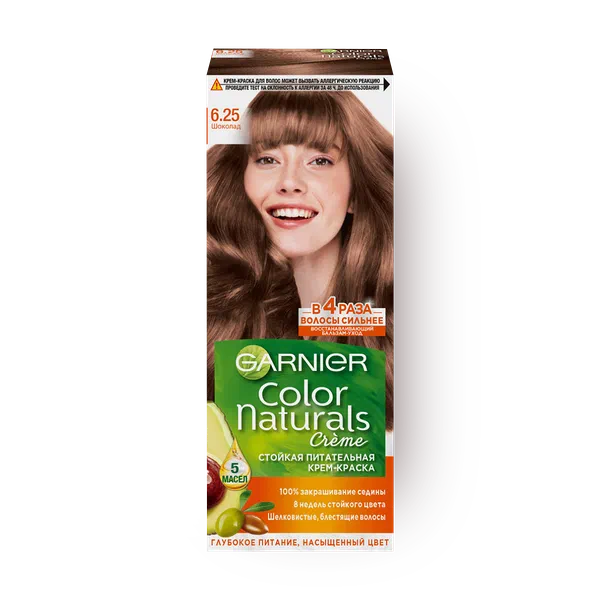 Крем-краска для волос Garnier Color Naturals 6.25 шоколад