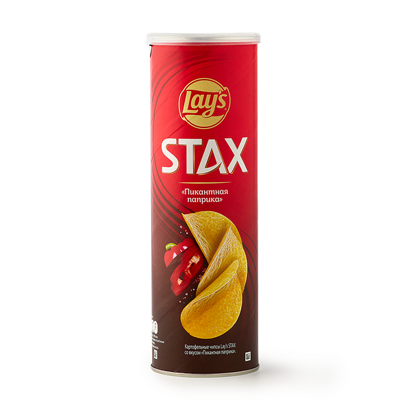 Чипсы карто­фельные Lay's Stax папри­ка