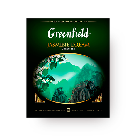 Чай зелёный Jasmine Dream Greenfield в пакетиках
