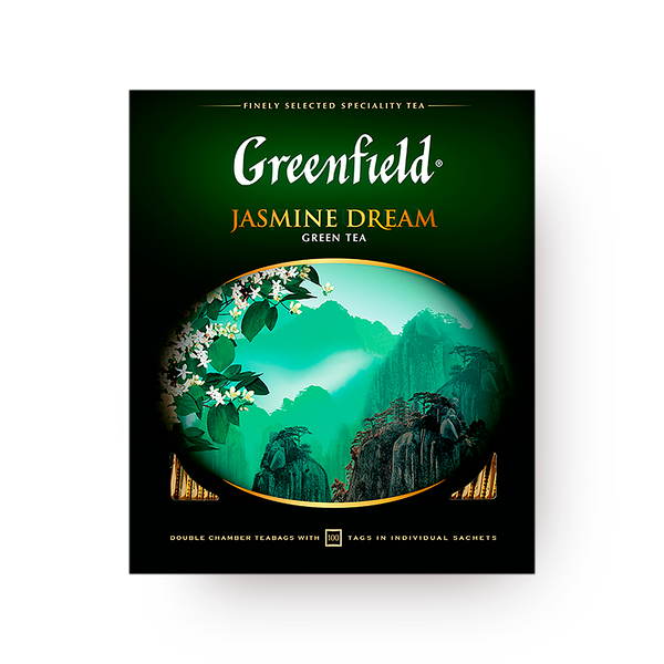 Чай зелёный Jasmine Dream Greenfield в пакетиках
